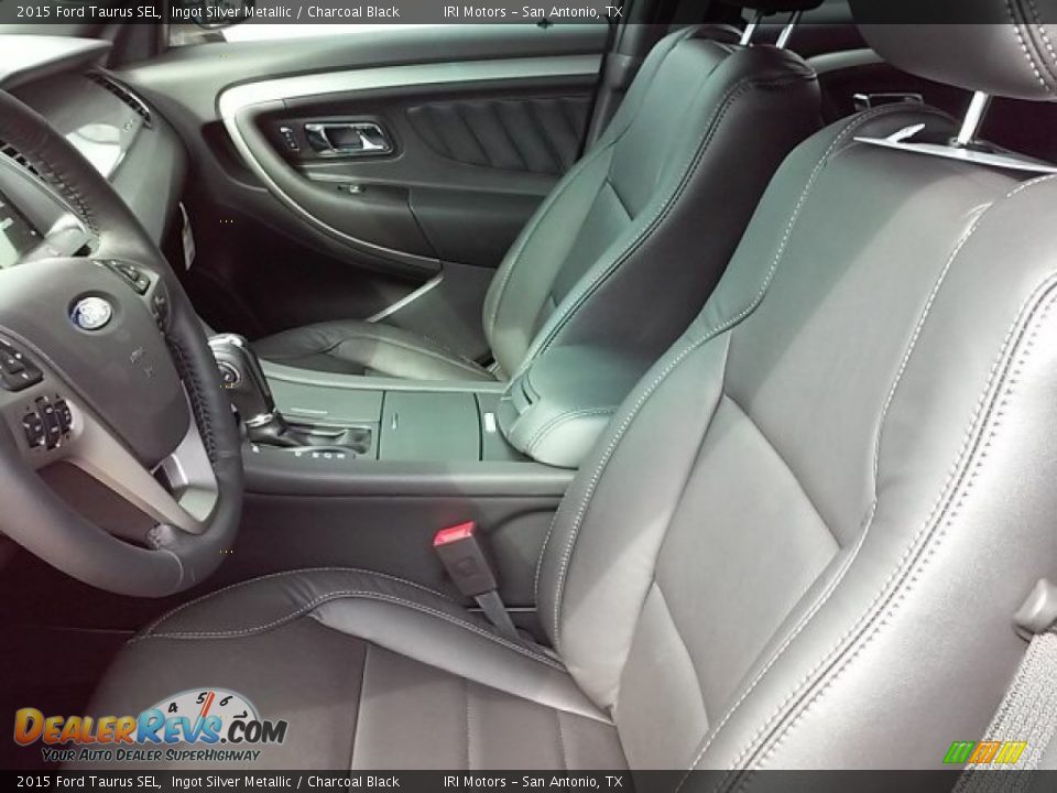 2015 Ford Taurus SEL Ingot Silver Metallic / Charcoal Black Photo #25
