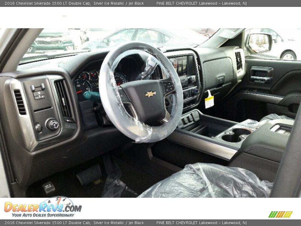 2016 Chevrolet Silverado 1500 LT Double Cab Silver Ice Metallic / Jet Black Photo #7