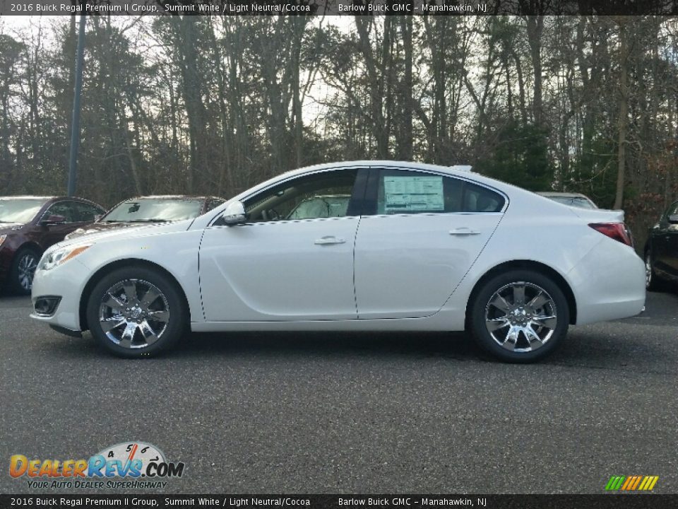 2016 Buick Regal Premium II Group Summit White / Light Neutral/Cocoa Photo #3