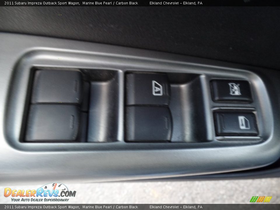 2011 Subaru Impreza Outback Sport Wagon Marine Blue Pearl / Carbon Black Photo #16
