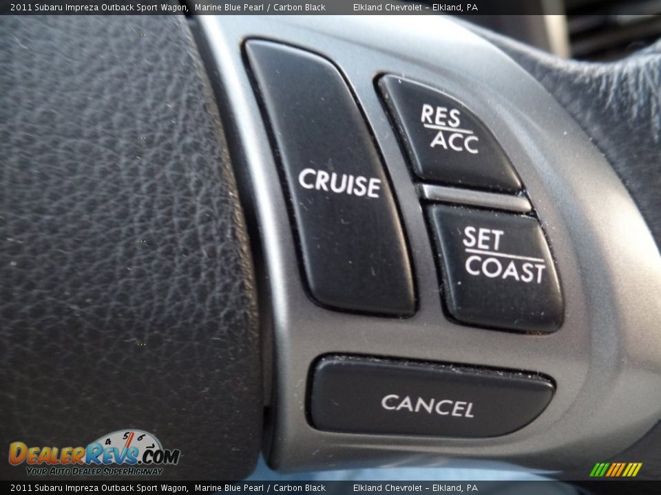 2011 Subaru Impreza Outback Sport Wagon Marine Blue Pearl / Carbon Black Photo #19