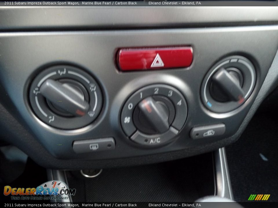 2011 Subaru Impreza Outback Sport Wagon Marine Blue Pearl / Carbon Black Photo #23