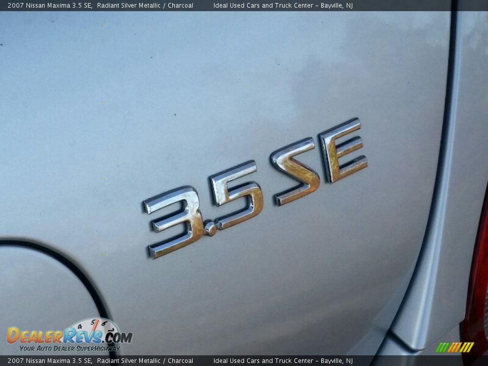 2007 Nissan Maxima 3.5 SE Radiant Silver Metallic / Charcoal Photo #25
