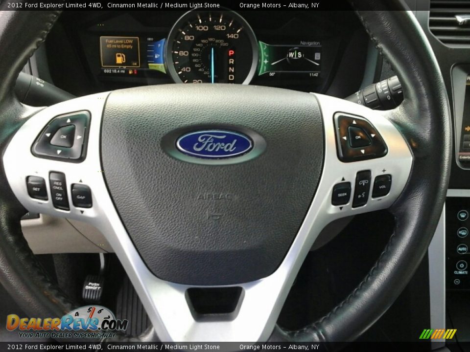 2012 Ford Explorer Limited 4WD Cinnamon Metallic / Medium Light Stone Photo #17