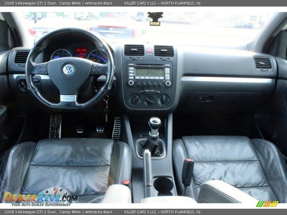 2008 Volkswagen GTI 2 Door Candy White / Anthracite Black Photo #7