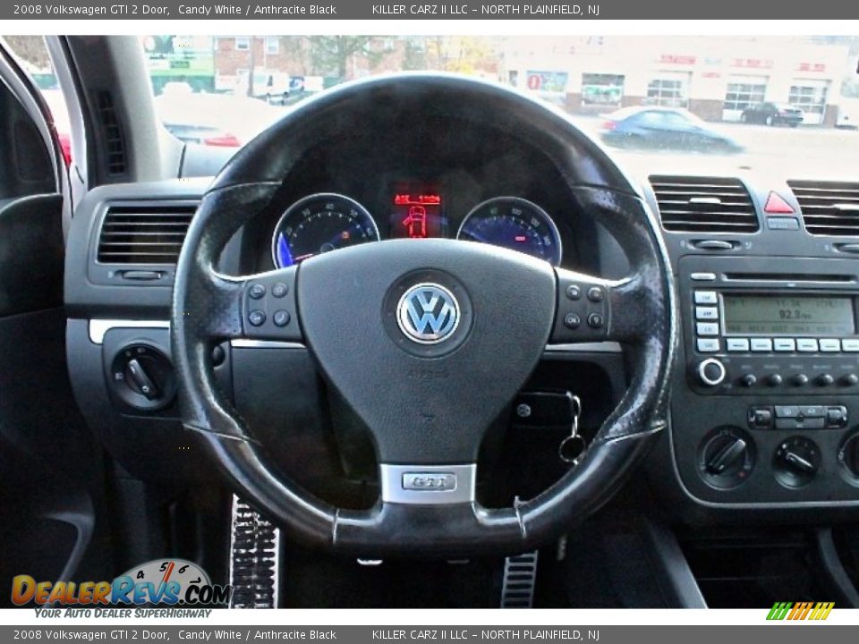2008 Volkswagen GTI 2 Door Candy White / Anthracite Black Photo #22