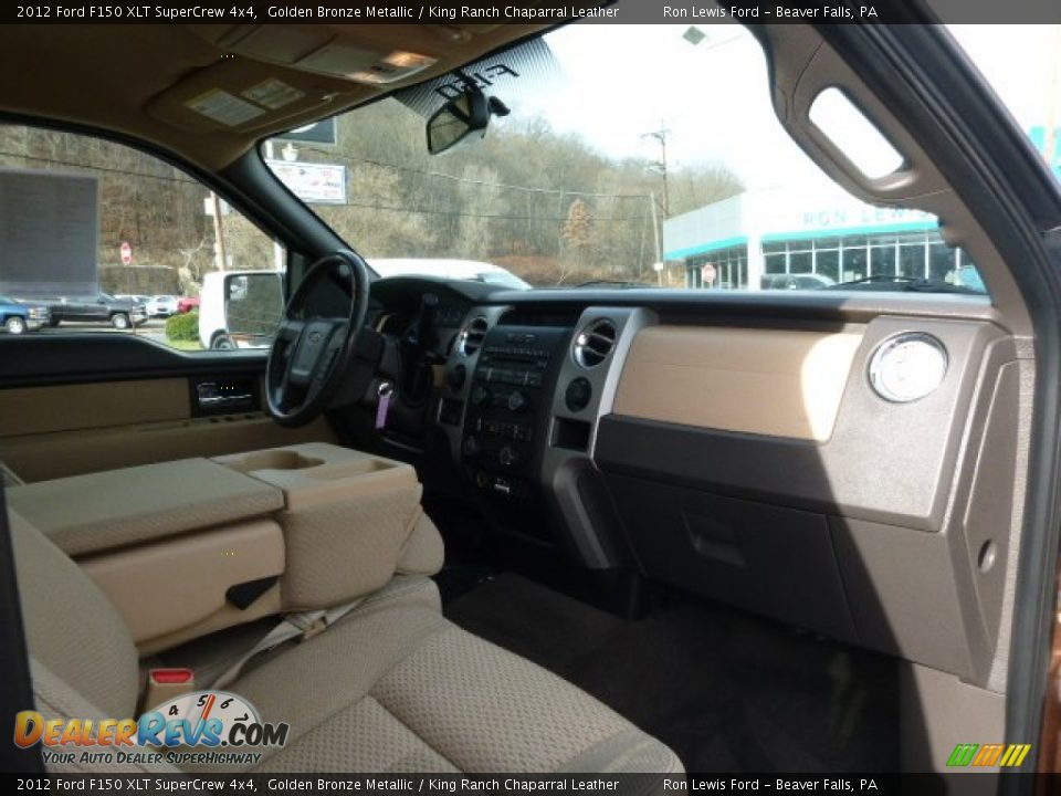 2012 Ford F150 XLT SuperCrew 4x4 Golden Bronze Metallic / King Ranch Chaparral Leather Photo #2