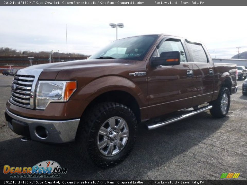 2012 Ford F150 XLT SuperCrew 4x4 Golden Bronze Metallic / King Ranch Chaparral Leather Photo #8