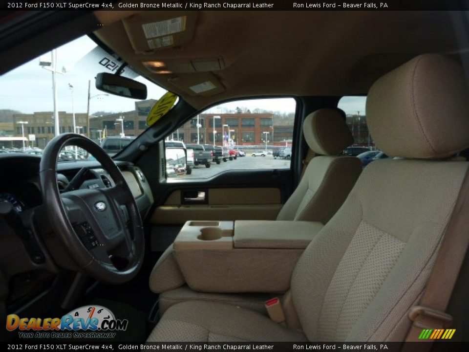2012 Ford F150 XLT SuperCrew 4x4 Golden Bronze Metallic / King Ranch Chaparral Leather Photo #12
