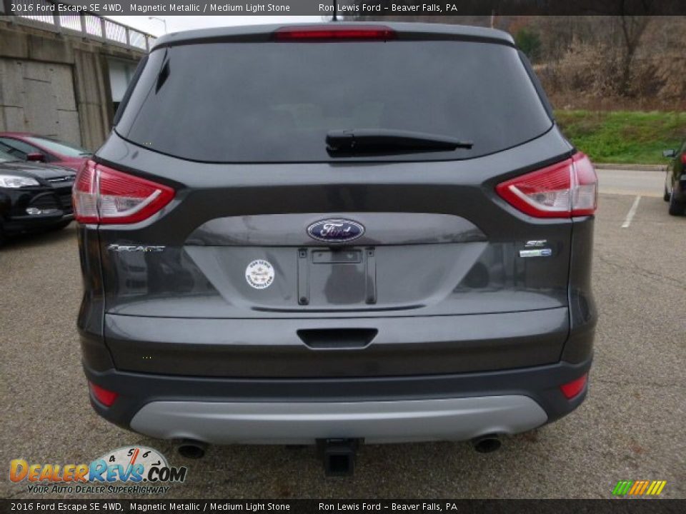 2016 Ford Escape SE 4WD Magnetic Metallic / Medium Light Stone Photo #3