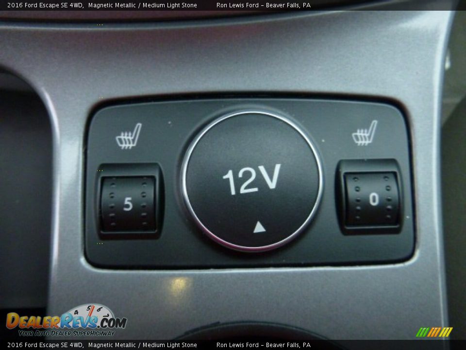 2016 Ford Escape SE 4WD Magnetic Metallic / Medium Light Stone Photo #18