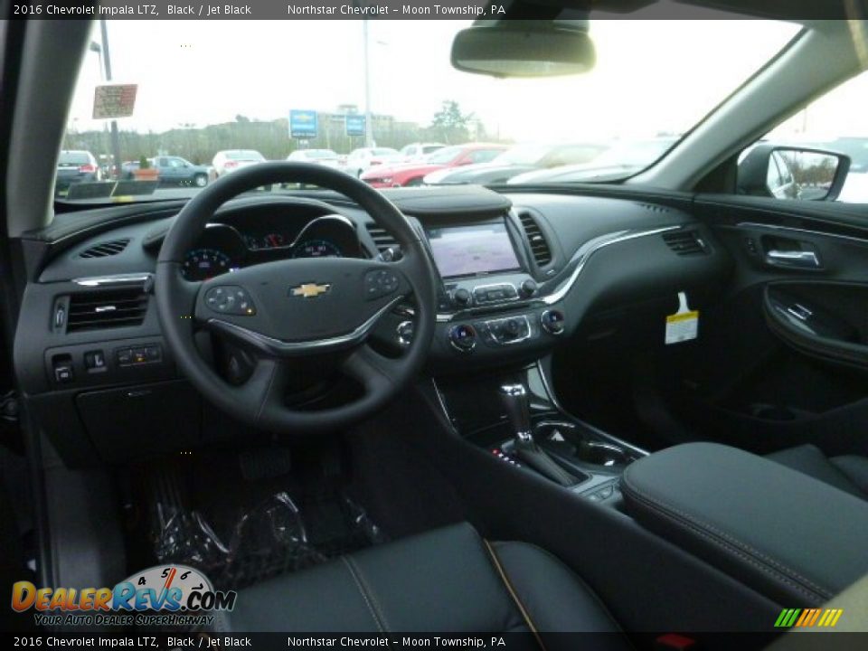 Jet Black Interior - 2016 Chevrolet Impala LTZ Photo #12
