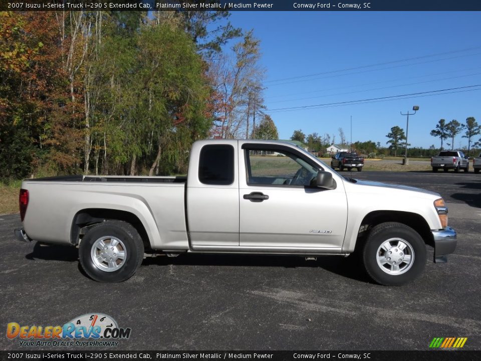 2007 Isuzu i-Series Truck i-290 S Extended Cab Platinum Silver Metallic / Medium Pewter Photo #2