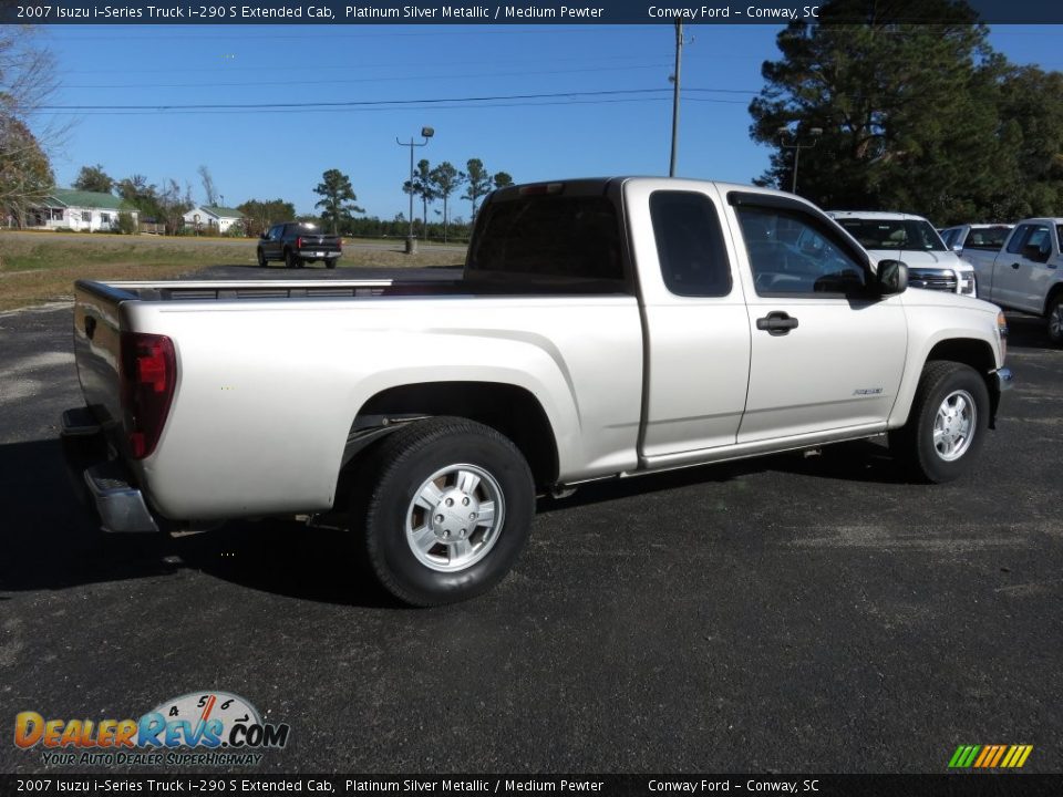 2007 Isuzu i-Series Truck i-290 S Extended Cab Platinum Silver Metallic / Medium Pewter Photo #3
