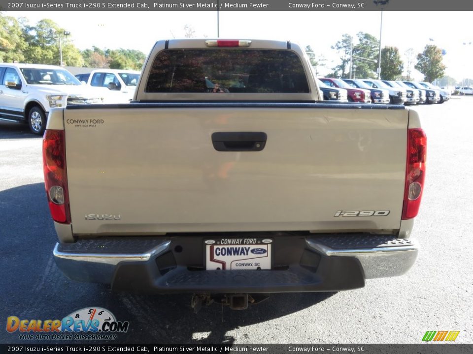 2007 Isuzu i-Series Truck i-290 S Extended Cab Platinum Silver Metallic / Medium Pewter Photo #4