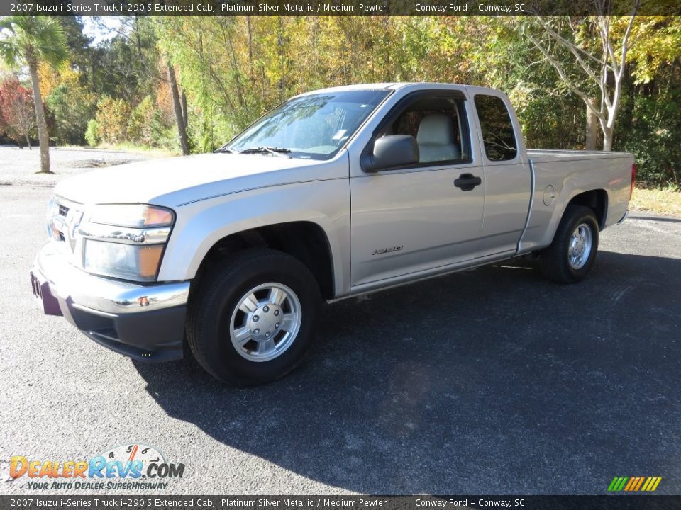 2007 Isuzu i-Series Truck i-290 S Extended Cab Platinum Silver Metallic / Medium Pewter Photo #11