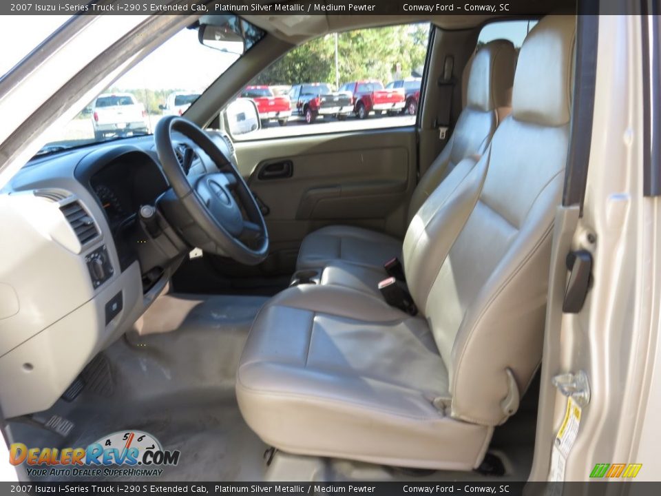 2007 Isuzu i-Series Truck i-290 S Extended Cab Platinum Silver Metallic / Medium Pewter Photo #15