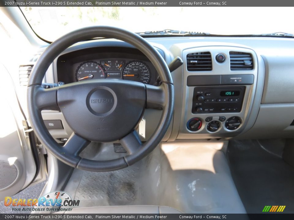 2007 Isuzu i-Series Truck i-290 S Extended Cab Platinum Silver Metallic / Medium Pewter Photo #22