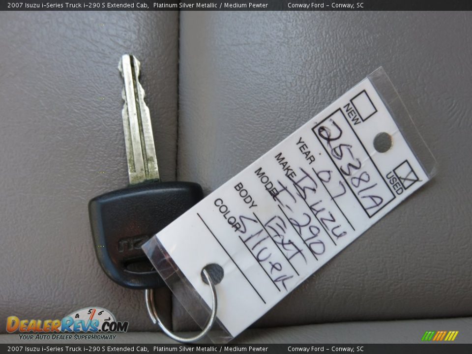 2007 Isuzu i-Series Truck i-290 S Extended Cab Platinum Silver Metallic / Medium Pewter Photo #30