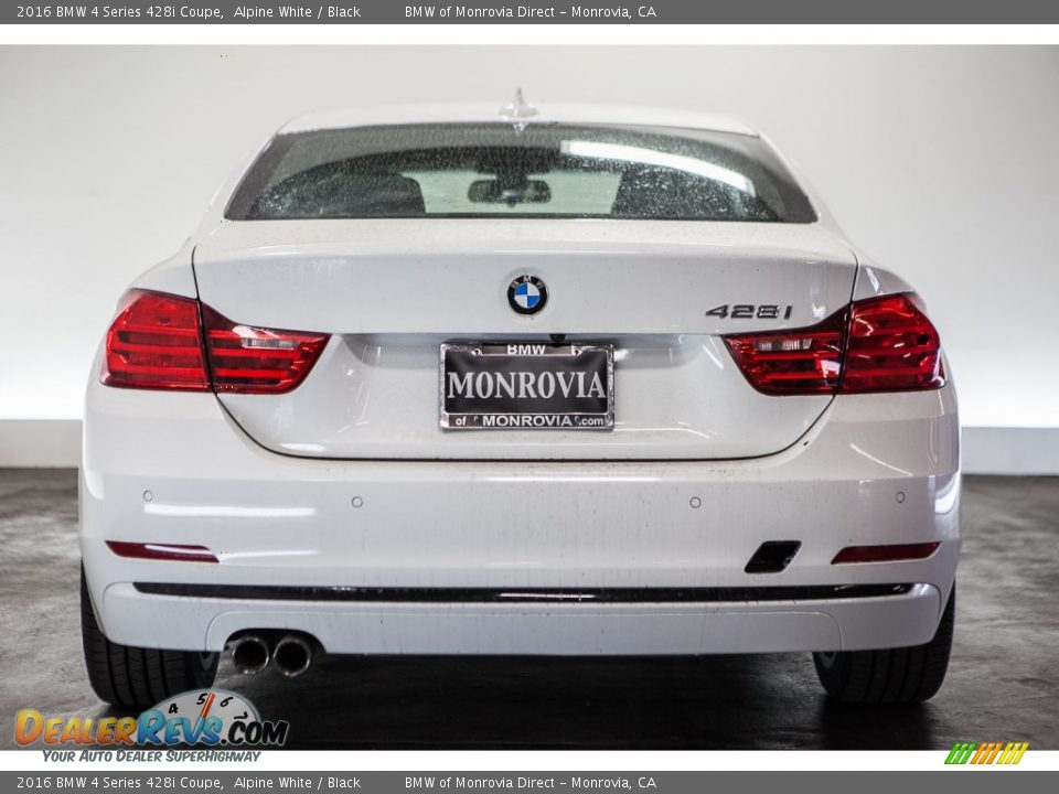 2016 BMW 4 Series 428i Coupe Alpine White / Black Photo #2