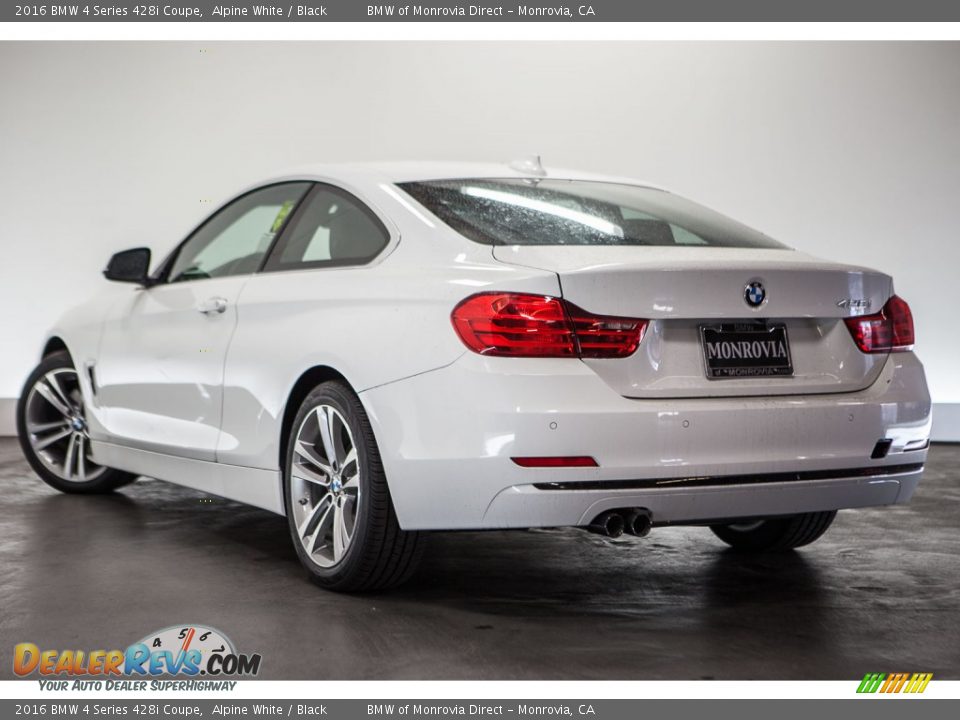 2016 BMW 4 Series 428i Coupe Alpine White / Black Photo #3