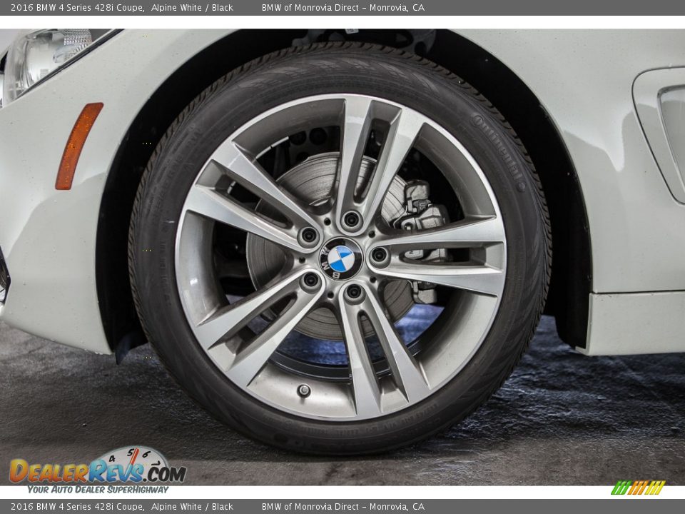 2016 BMW 4 Series 428i Coupe Alpine White / Black Photo #10