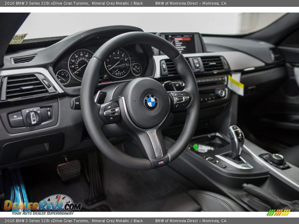 2016 BMW 3 Series 328i xDrive Gran Turismo Mineral Grey Metallic / Black Photo #5