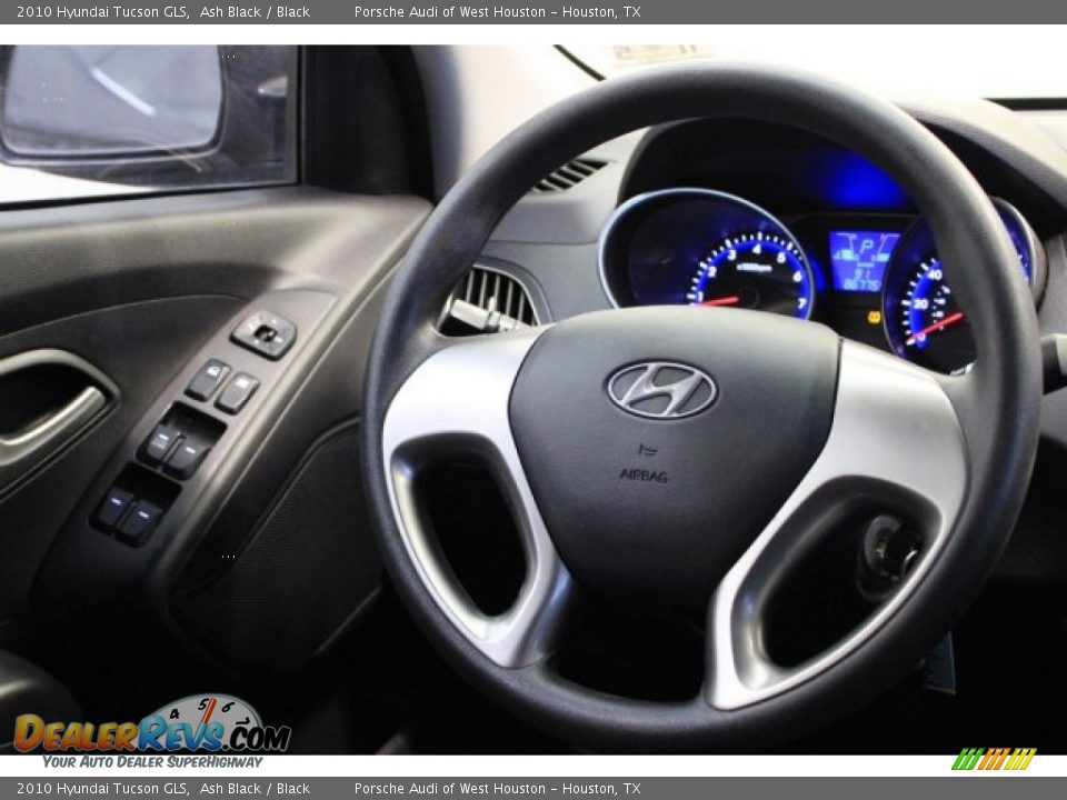 2010 Hyundai Tucson GLS Ash Black / Black Photo #26