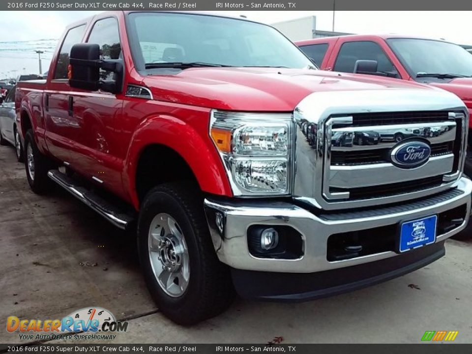 2016 Ford F250 Super Duty XLT Crew Cab 4x4 Race Red / Steel Photo #1