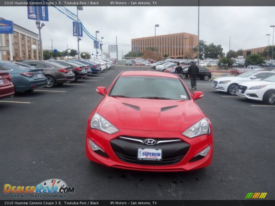 2016 Hyundai Genesis Coupe 3.8 Tsukuba Red / Black Photo #4