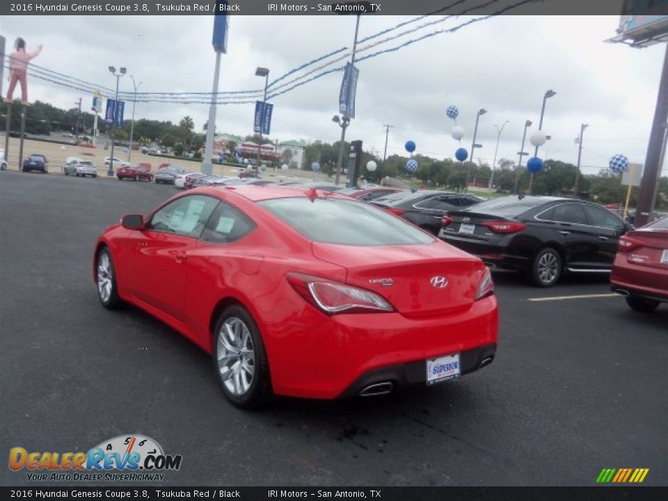 2016 Hyundai Genesis Coupe 3.8 Tsukuba Red / Black Photo #8