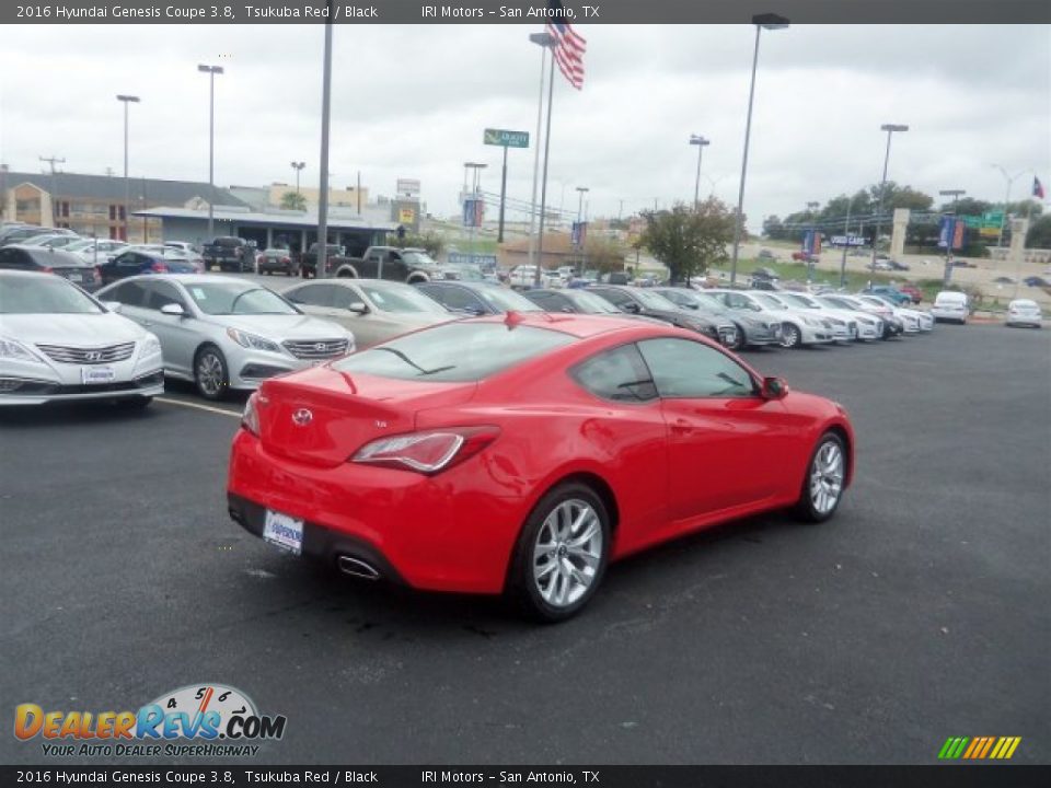 2016 Hyundai Genesis Coupe 3.8 Tsukuba Red / Black Photo #10
