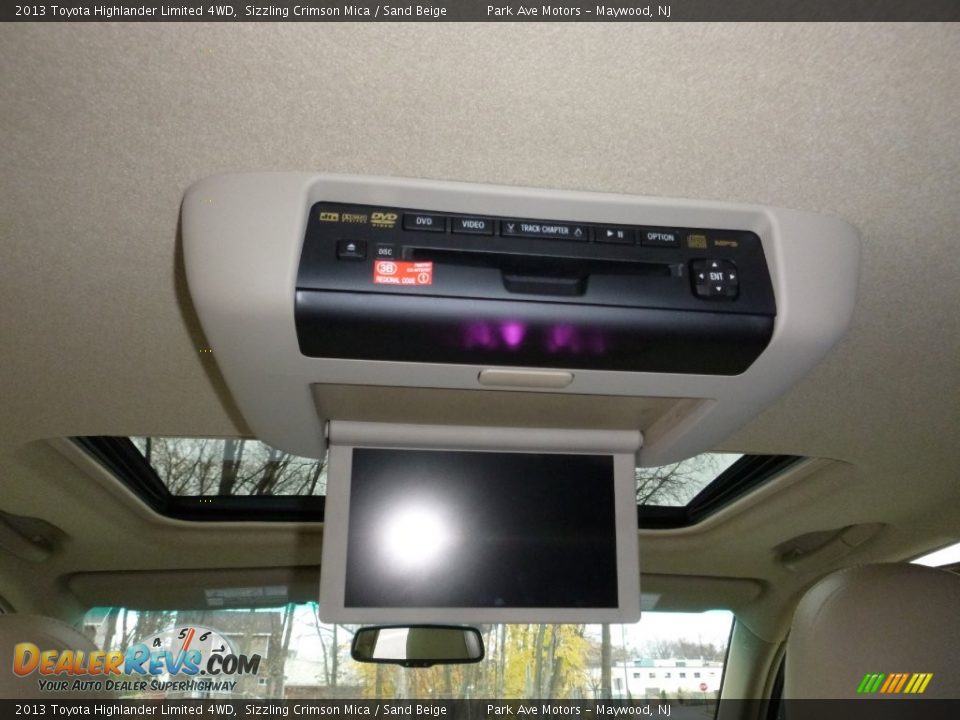 2013 Toyota Highlander Limited 4WD Sizzling Crimson Mica / Sand Beige Photo #15