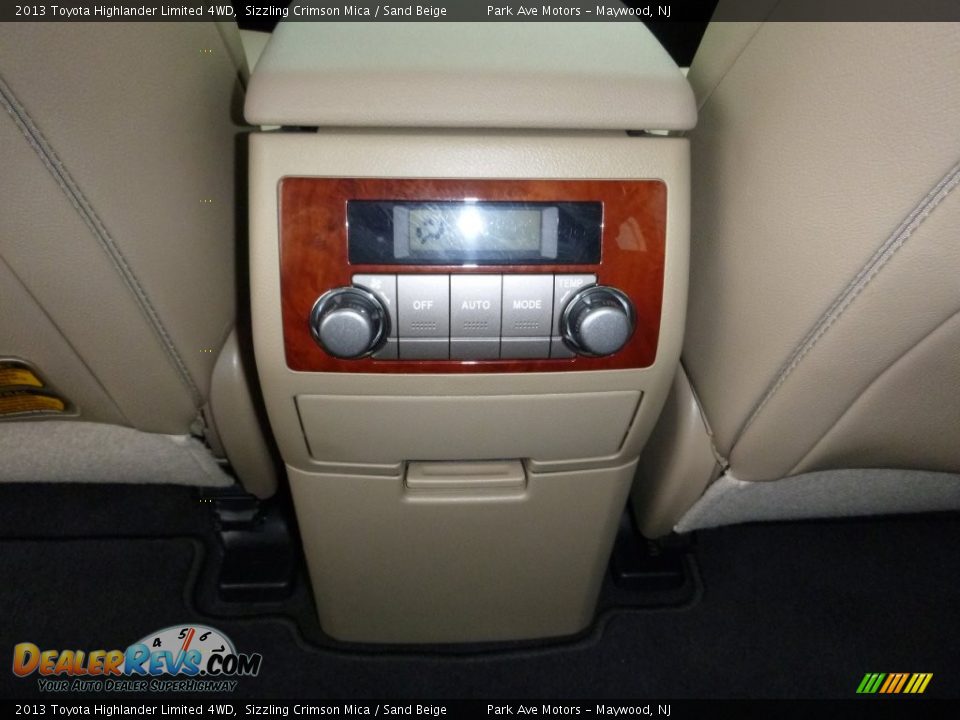 2013 Toyota Highlander Limited 4WD Sizzling Crimson Mica / Sand Beige Photo #16