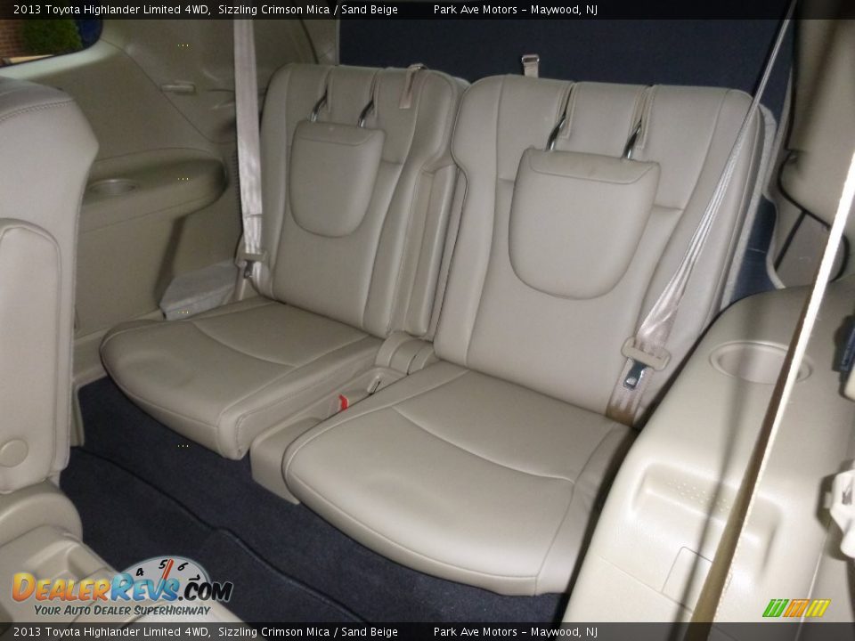 2013 Toyota Highlander Limited 4WD Sizzling Crimson Mica / Sand Beige Photo #20