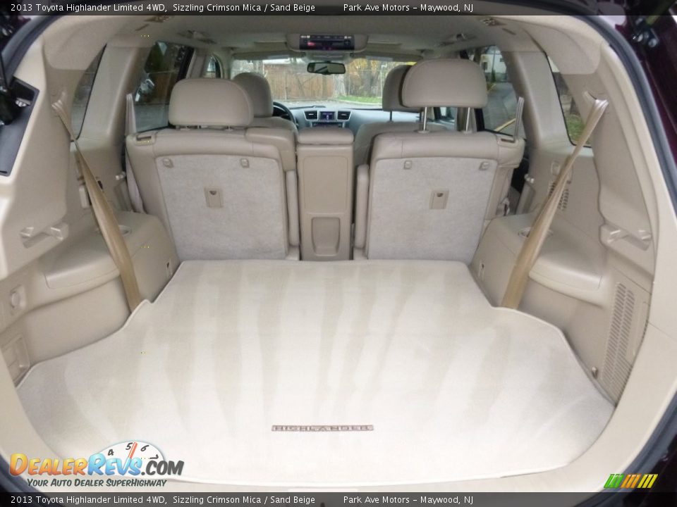 2013 Toyota Highlander Limited 4WD Sizzling Crimson Mica / Sand Beige Photo #27