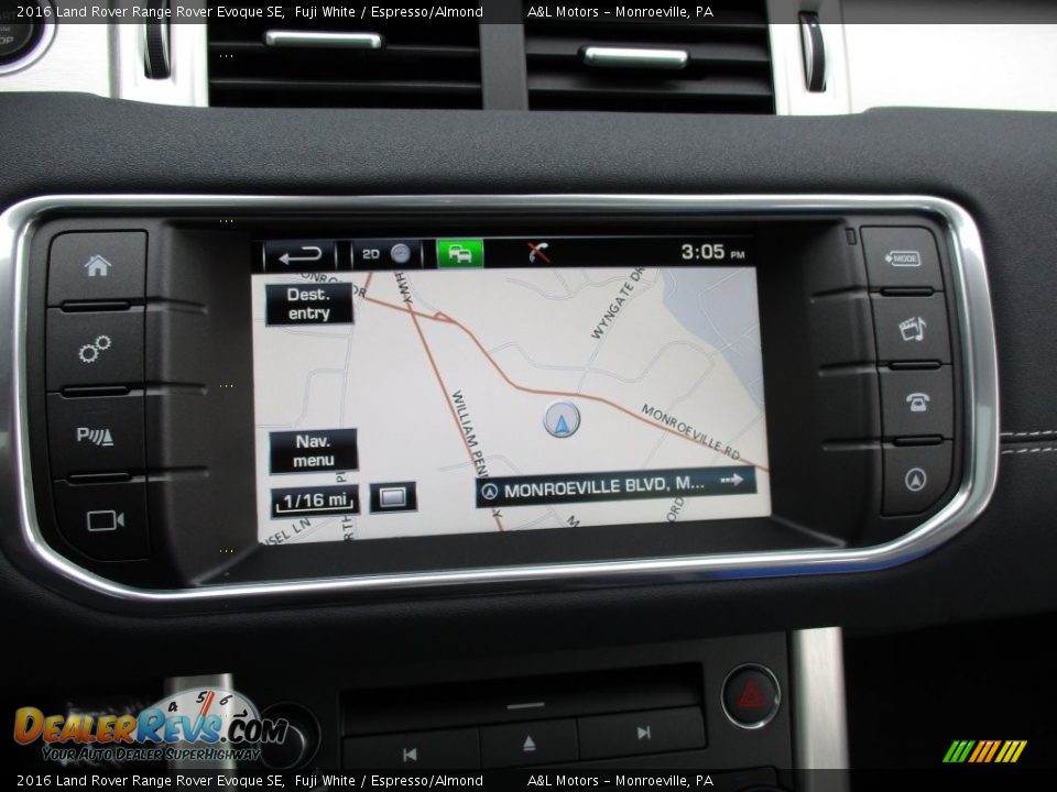 2016 Land Rover Range Rover Evoque SE Fuji White / Espresso/Almond Photo #16