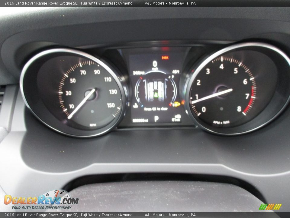 2016 Land Rover Range Rover Evoque SE Fuji White / Espresso/Almond Photo #20