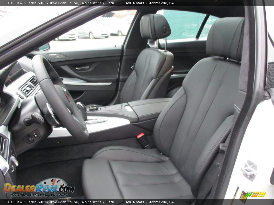 Front Seat of 2016 BMW 6 Series 640i xDrive Gran Coupe Photo #12