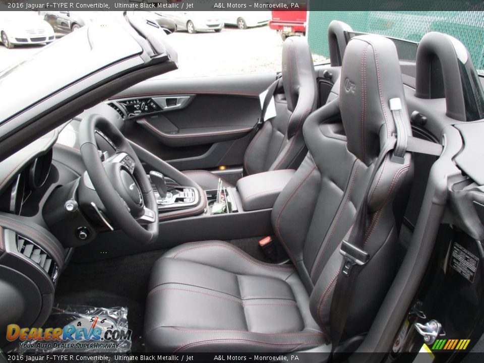 Front Seat of 2016 Jaguar F-TYPE R Convertible Photo #13