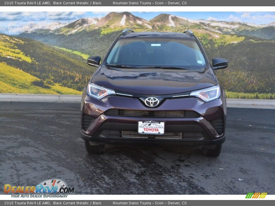 2016 Toyota RAV4 LE AWD Black Currant Metallic / Black Photo #2