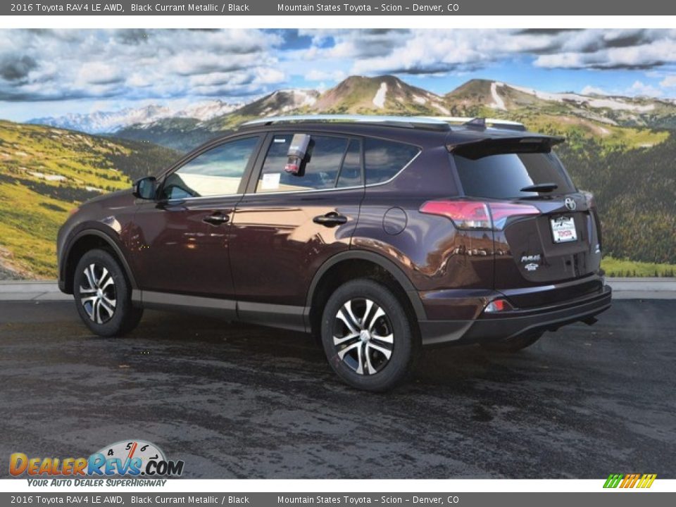 2016 Toyota RAV4 LE AWD Black Currant Metallic / Black Photo #3