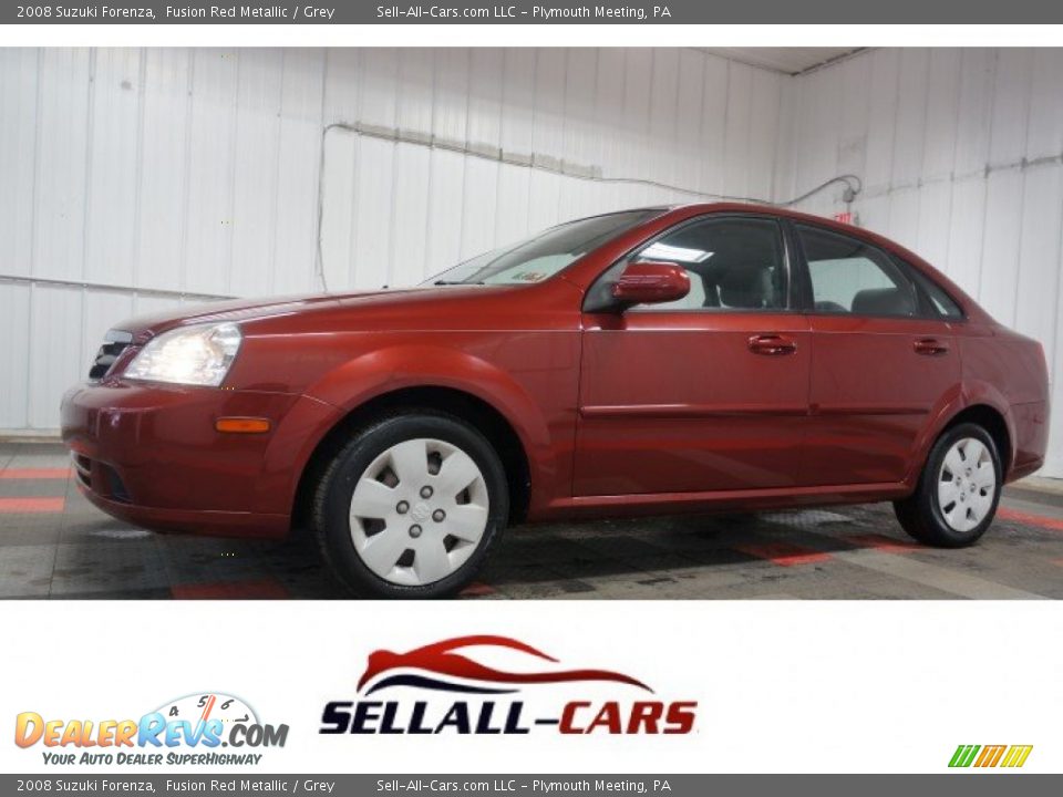2008 Suzuki Forenza Fusion Red Metallic / Grey Photo #1