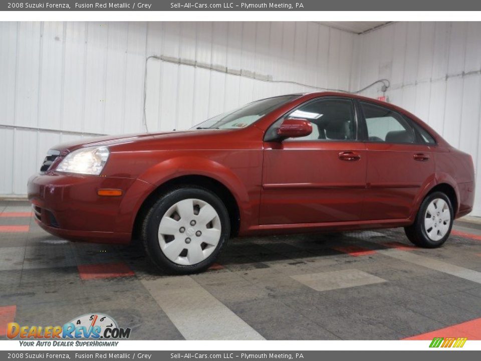 2008 Suzuki Forenza Fusion Red Metallic / Grey Photo #2
