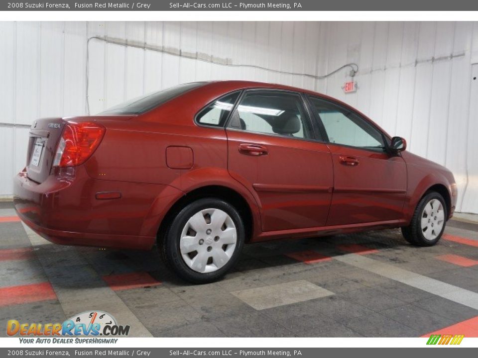 2008 Suzuki Forenza Fusion Red Metallic / Grey Photo #7