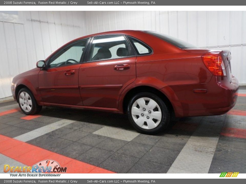 2008 Suzuki Forenza Fusion Red Metallic / Grey Photo #11