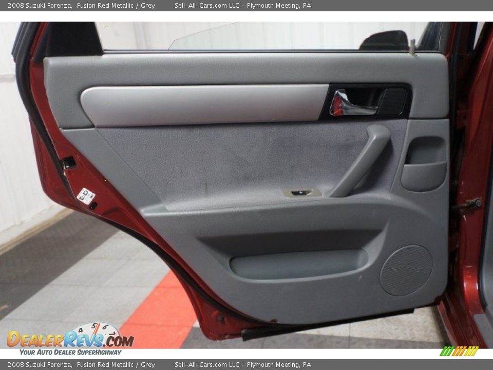 2008 Suzuki Forenza Fusion Red Metallic / Grey Photo #15