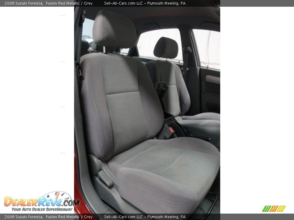2008 Suzuki Forenza Fusion Red Metallic / Grey Photo #18