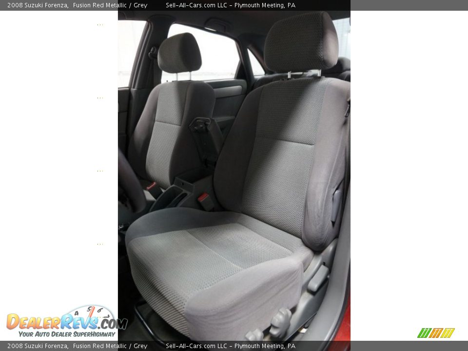2008 Suzuki Forenza Fusion Red Metallic / Grey Photo #23