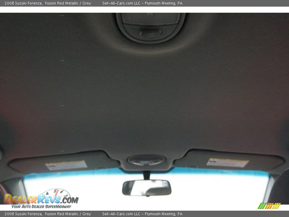 2008 Suzuki Forenza Fusion Red Metallic / Grey Photo #24